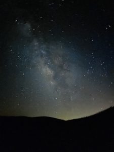 starts in the night sky